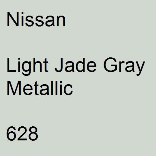 Nissan, Light Jade Gray Metallic, 628.